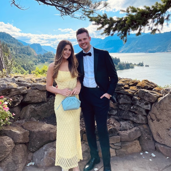 Bardot Adoni Mesh Maxi Dress in Canary Yellow - Picture 4 of 7